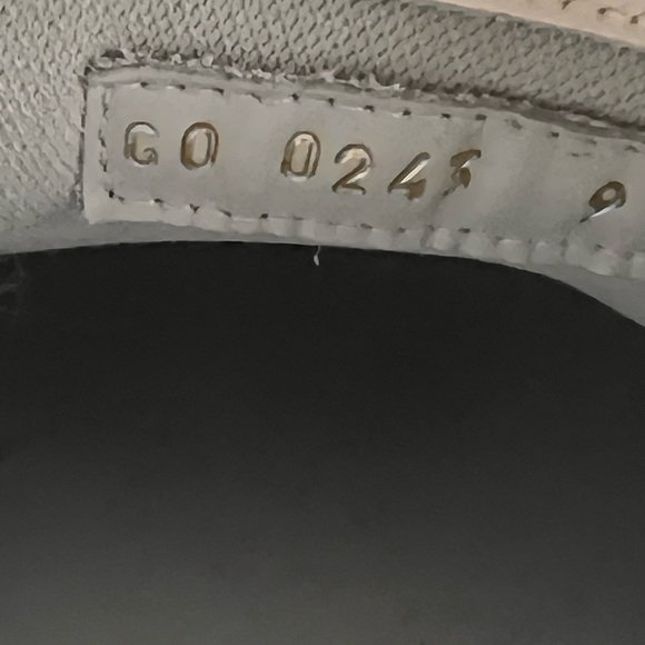 All white LV Trainers - worn twice. Like new. No scuffs or stains. - Picture 2 of 9